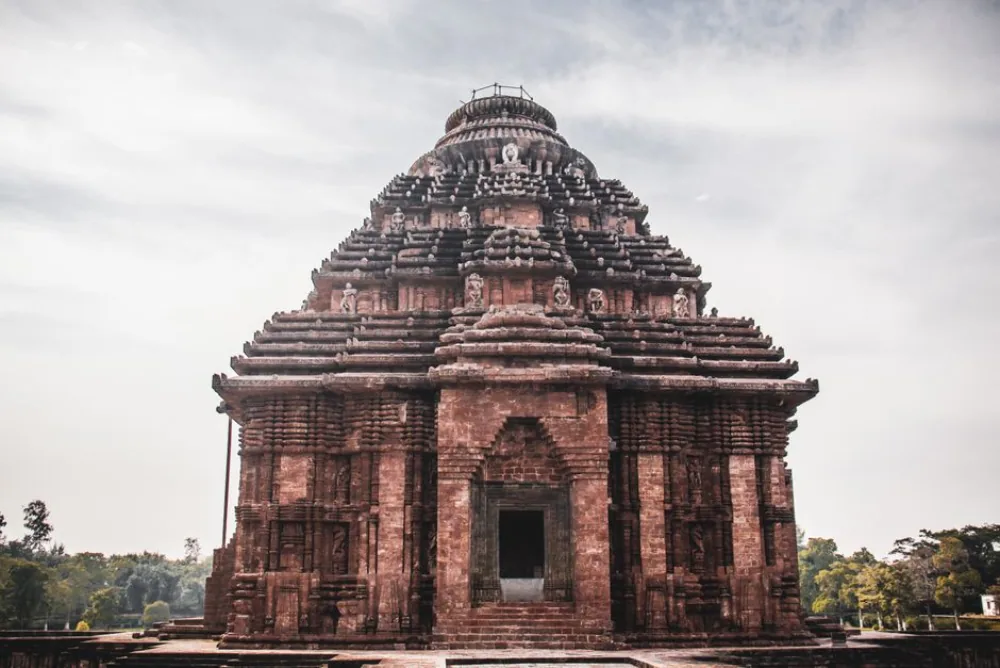 The Konark Sun Temple, a UNESCO World Heritage monument 35 km from Puri, Odisha